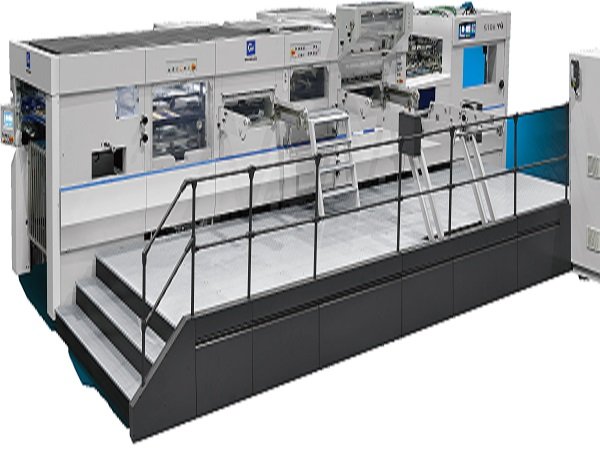 Dvoustanicový výsekový stroj GW S 106 YQ s horkou ražbou a výlupem