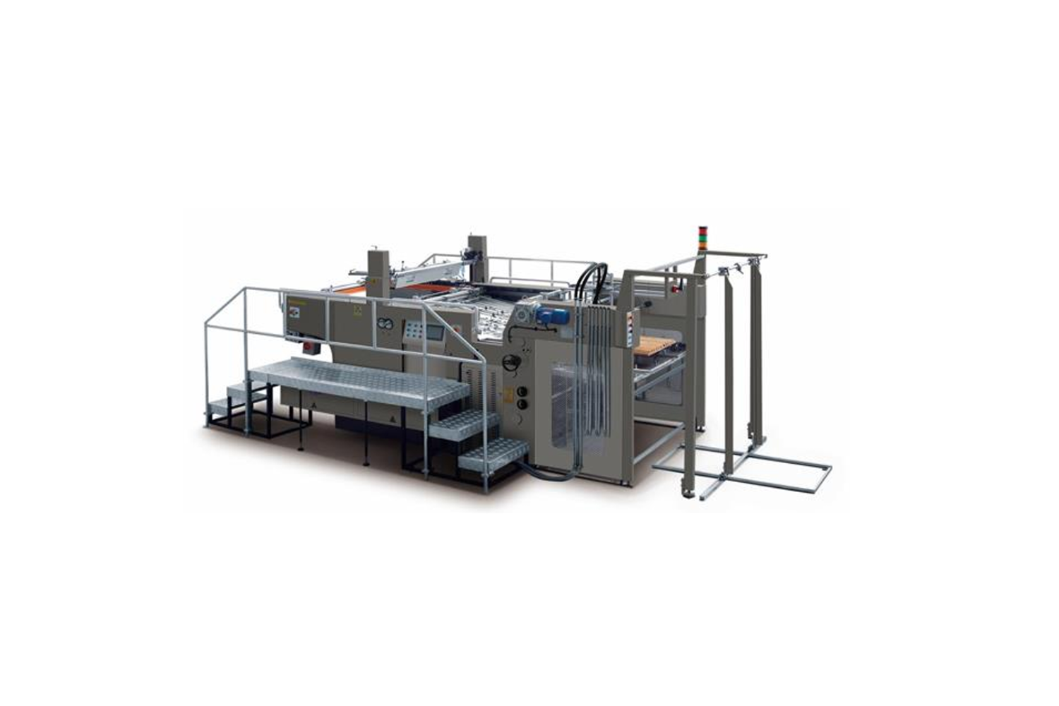 Automatický sítotiskový UV lakovací stroj JB-1050AG